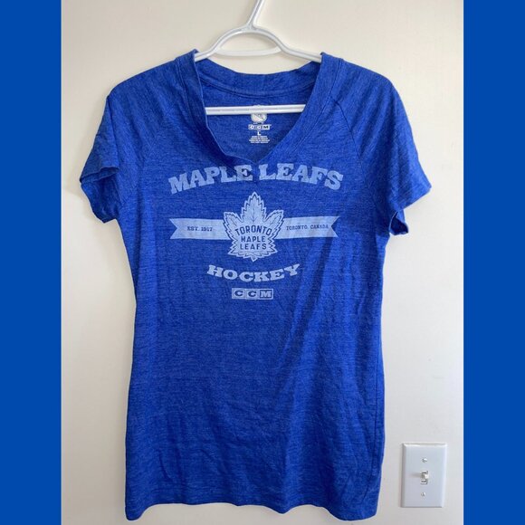 NHL CCM Toronto Maple Leafs T-Shirt size Large - Picture 6 of 7